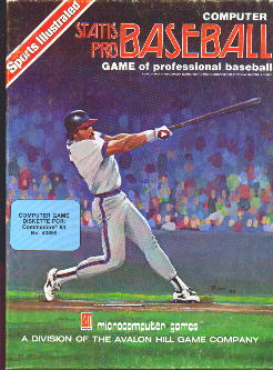 Computer Statis Pro Baseball box art for Commodore 64